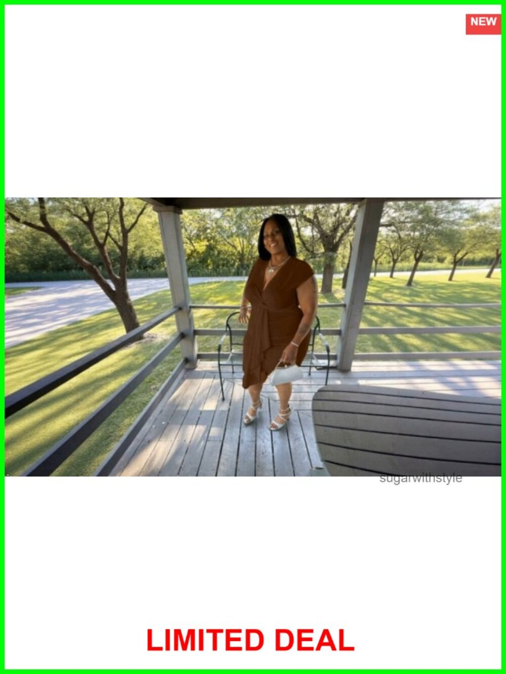 Plus Size Bodycon Ruched Drawstring Mini Party Club Dress - Picture 6 of 6